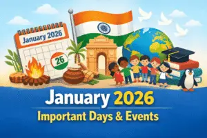 January 2026 Calendar National and International Days, Festivals and Key Events