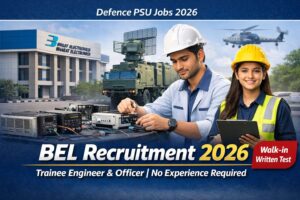 Bharat Electronics Recruitment 2026 Apply for Trainee Engineer & Officer Posts, No Experience Required