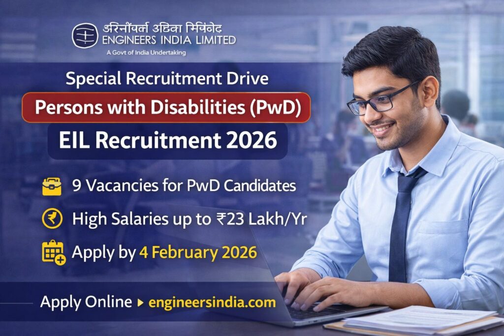Engineers India Limited Recruitment 2026 Apply Online, Official Notification
