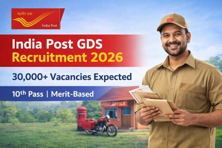 India Post GDS Recruitment 2026 Notification Expected Soon for 30,000+ Posts, Apply Online Details Here