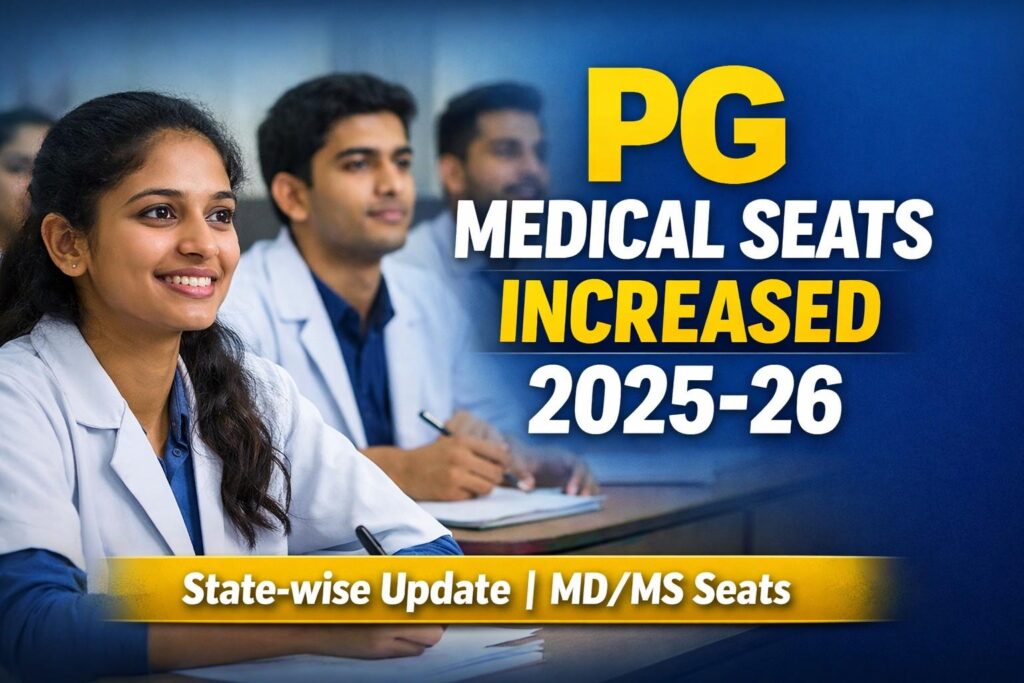 Medical PG Seats Increased