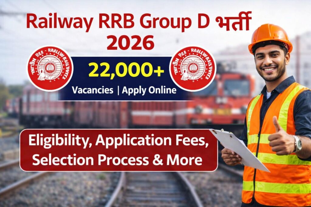 Railway RRB Group D Vacancy 2026 Apply for 22,000 Posts