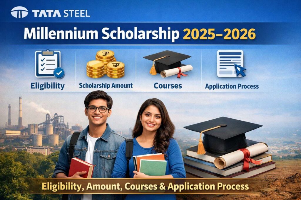 TATA Steel Millennium Scholarship 2025–2026 Eligibility, Amount, Courses, and Application Process