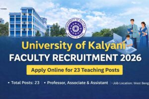 University of Kalyani Recruitment