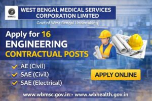 WBMSCL Recruitment 2026 Invites Applications for 16 Contractual Engineering Posts