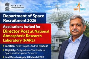 Department of Space Recruitment 2026 Applications Invited for Director Post