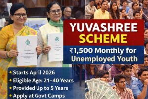Yuvashree Scheme 2026 WB 1,500 Monthly Allowance for Unemployed Youth – Full Details Explained