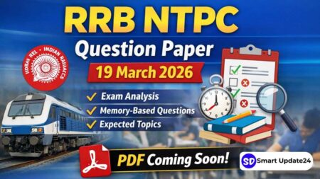 19th RRB NTPC Question Paper 2026 PDF