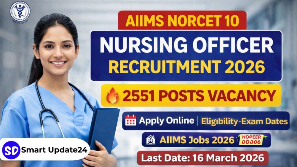 AIIMS NORCET Recruitment 2026