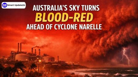 Australia’s Sky Turns Blood-Red Ahead of Cyclone Narelle: What Really Happened? Australia’s Sky Turns Blood-Red Ahead of Cyclone Narelle What Really Happened