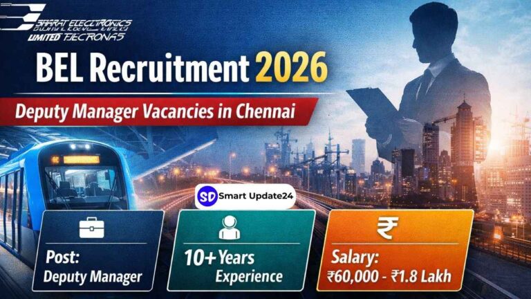 BEL Deputy Manager Hiring 2026 Apply Now, Salary Up to 1.8 Lakh