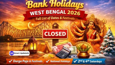 Bank Holidays 2026 in West Bengal Full List of Dates, Festivals and Saturdays