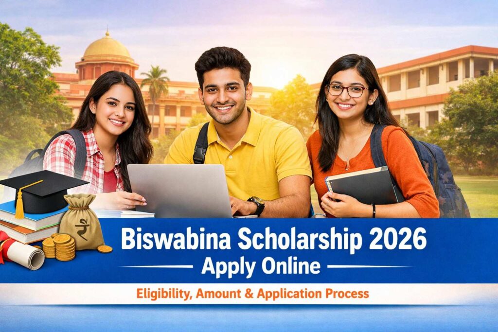Biswabina Scholarship Online Application