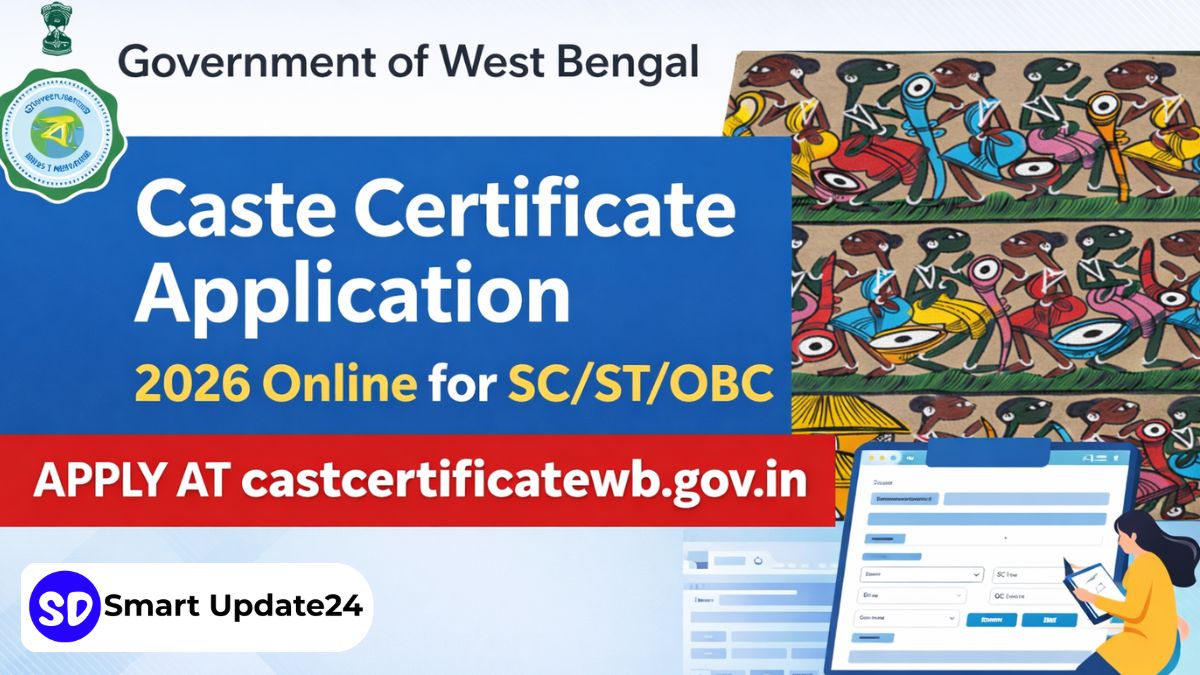 Caste Certificate Application 2026 online for SC/ST/OBC West Bengal Caste Certificate Application 2026