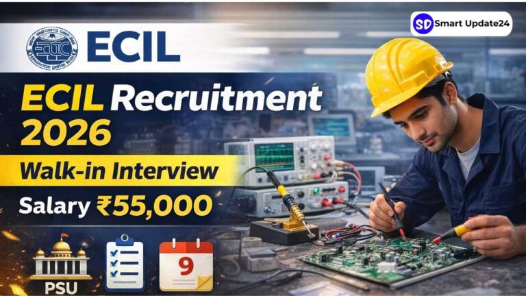 ECIL Recruitment 2026 Notification (OUT) | Apply Online -ITI/Diploma/BE/B.Tech, Walk-in for Project Engineer, Technical Officer & More | Salary Up to 55,000 ECIL Recruitment 2026 Notification (OUT) Apply Online -ITIDiplomaBEB.Tech, Walk-in for Project Engineer, Technical Officer & More Salary Up to 55,000