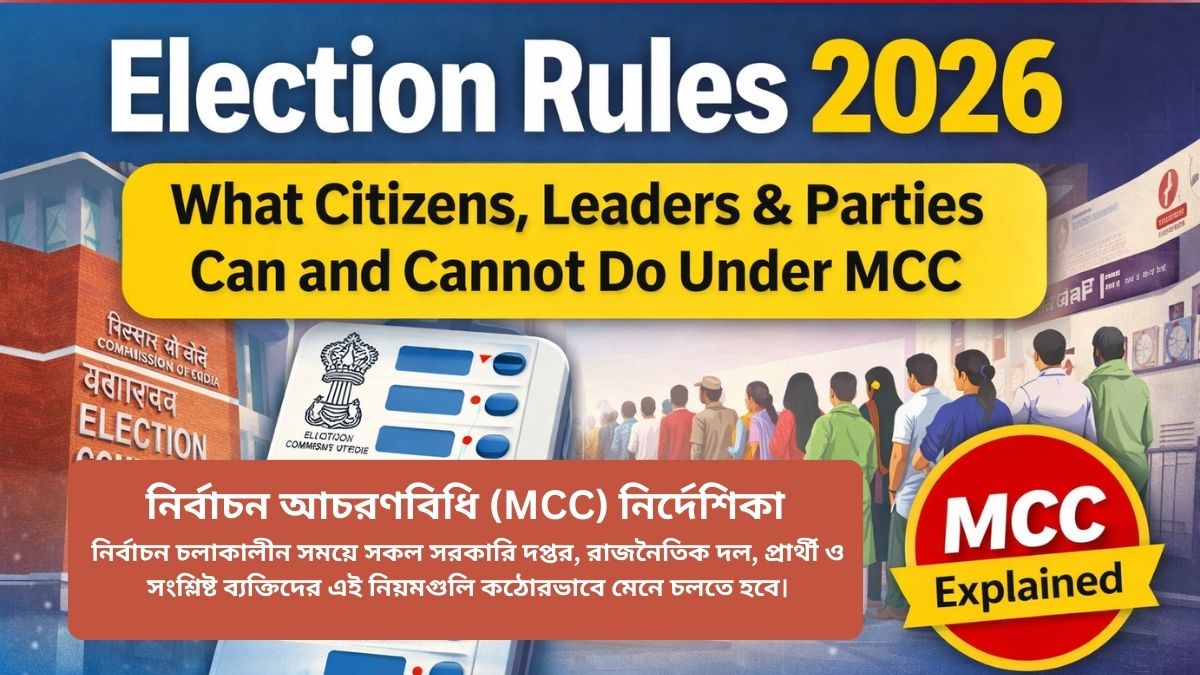 Election Rules 2026 Explained: What Citizens, Leaders and Parties Can and Cannot Do Under MCC Election Rules 2026 Explained