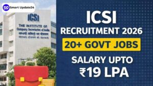 ICSI Recruitment 2026