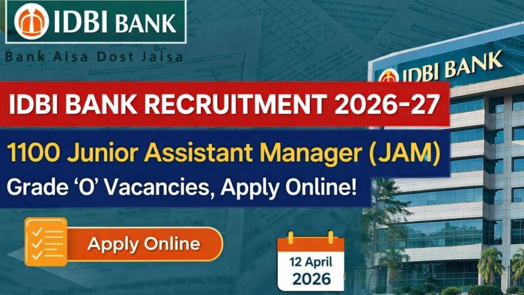 IDBI Bank Recruitment 2026