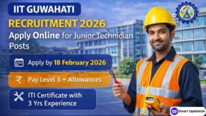 IIT Guwahati Recruitment 2026 Apply Online –ITI for Junior Technician Post