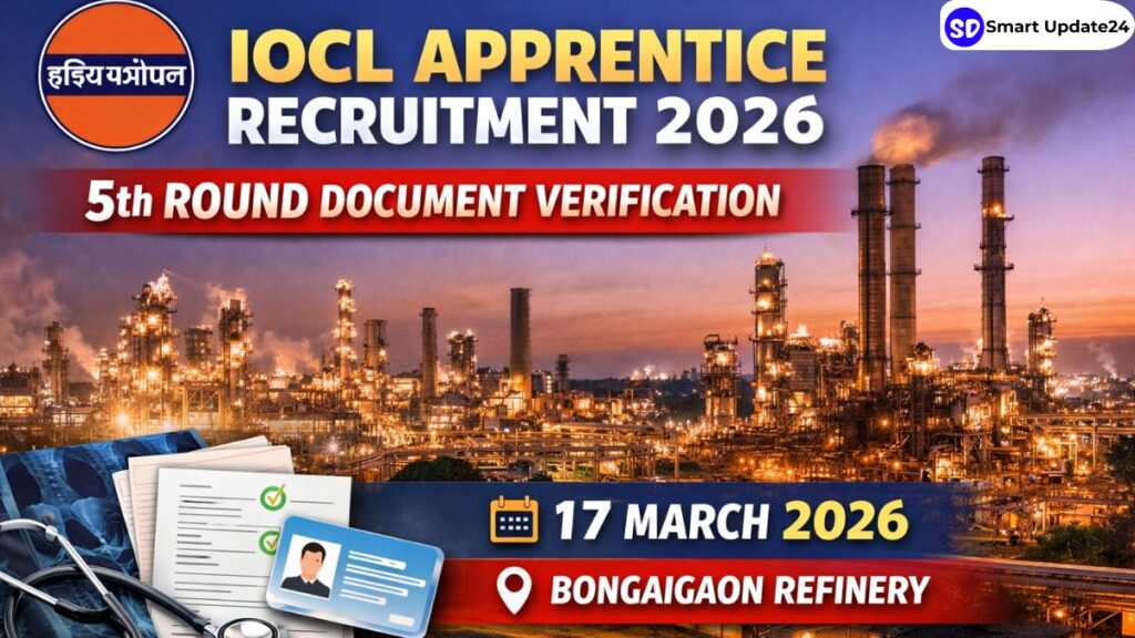 IOCL ITI Apprentice Recruitment 2026 Bongaigaon Refinery