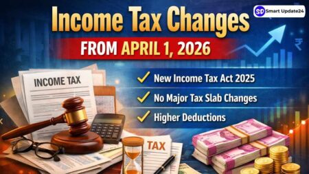 Income Tax Changes 2026 from April 1, 2026 Official Notification, New Rules -Act 2025, PAN Now Mandatory for Property Deals Above ₹20 Lakh
