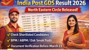 India Post GDS Result 2026 (List-1) Released How to Check Shortlisted Candidates List
