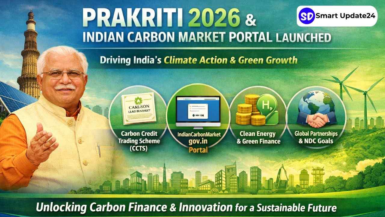 Indian Carbon Market Portal Launched at Prakriti 2026, India Boosts Climate Action Strategy Indian Carbon Market Portal