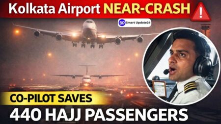 Kolkata Airport Near Crash March 22, 2026 | Co-Pilot Saves 440 Hajj Passengers Seconds Before Landing Kolkata Airport Near Crash March 22, 2026 Co-Pilot Saves 440 Hajj Passengers Seconds Before Landing