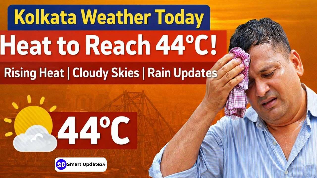 Kolkata Weather Update Today (30 March, 2026) | Cloudy Skies, Rising Heat to Hit 44°C This Week Kolkata Weather Update Today (30 March, 2026) Cloudy Skies, Rising Heat to Hit 44°C This Week