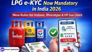 LPG e-KYC Now Mandatory in India 2026 How to link LPG Users with e-KYC -Step-by-step process -New Rules for Indane, Bharatgas and HP Gas Users