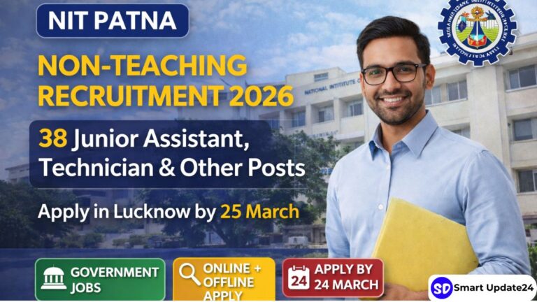 NIT Patna Non-Teaching Recruitment 2026 | Apply Online for 38 Junior Assistant, Technician & Other Posts NIT Patna Non-Teaching Recruitment 2026 Apply Online for 38 Junior Assistant, Technician & Other Posts