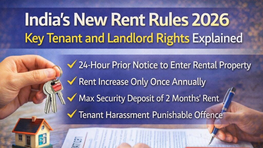 New Home Rent Rules 2026 in India What Tenant and Landlord Rights Explained