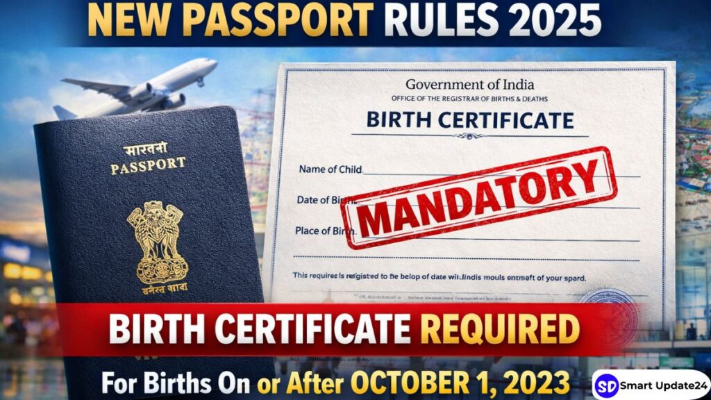 New Passport Rules 2026 (Amended) New Update on DOB Proof Mandatory for Applicants Born After October 1, 2023