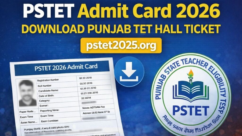PSTET Admit Card 2026