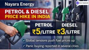 Petrol/Diesel Prices Hiked by Nayara Energy Across India | Reasons, Rates Jump Over ₹5/Litre in Major Cities, Check New Petrol Rates in Delhi, Mumbai, Gurgaon, Bangalore, Kolkata & More | Full City-Wise Price List PetrolDiesel Prices Hiked by Nayara Energy Across India Reasons, Rates Jump Over ₹5Litre in Major Cities, Check New Petrol Rates in Delhi, Mumbai, Gurgaon, Bangalore, Kolkata & More Full City-Wise Price List
