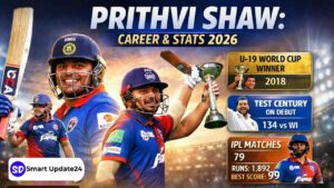 Prithvi Shaw Biography 2026