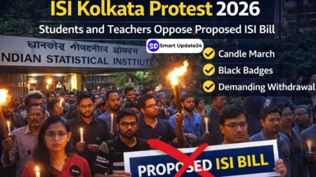 Protests Intensify at ISI Kolkata Over Proposed Bill, 19 March 2026 Students, Teachers Hold Candle March