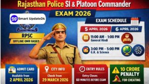 Rajasthan Police Exam Date