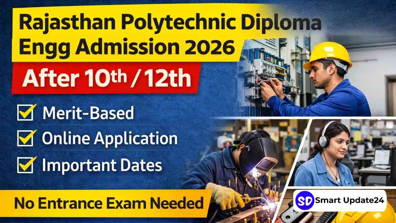 Rajasthan Polytechnic Diploma Admission 2026 (After 10th & 12th) – Full Guide Rajasthan Polytechnic Diploma Admission