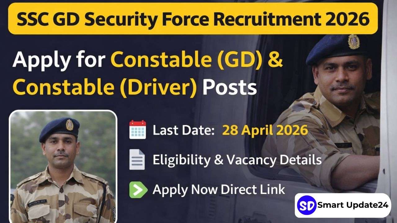 SSC GD Security Force Recruitment 2026: Apply for Constable SSC GD Security Force