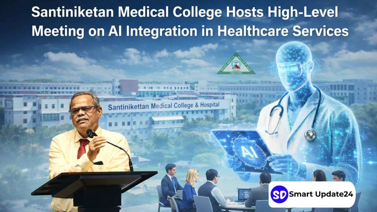 Santiniketan Medical College Hosts High-Level Meeting on AI Integration in Healthcare Services Santiniketan Medical College