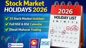 Stock Market Holiday List 2026 Full NSE & BSE Calendar with All Dates
