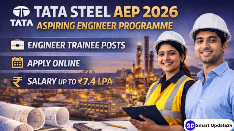 Tata Steel AEP Recruitment 2026 Apply Now –BEB.TechB.Sc (Engg.) for Aspiring Engineer Programme Across India