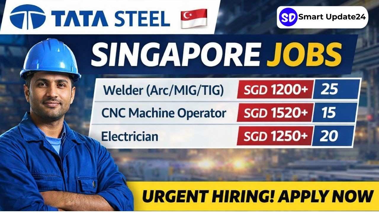Tata Steel Singapore Recruitment 2026 | Salary, Vacancies, Benefits and How to Apply Tata Steel Singapore Recruitment 2026 Salary, Vacancies, Benefits and How to Apply