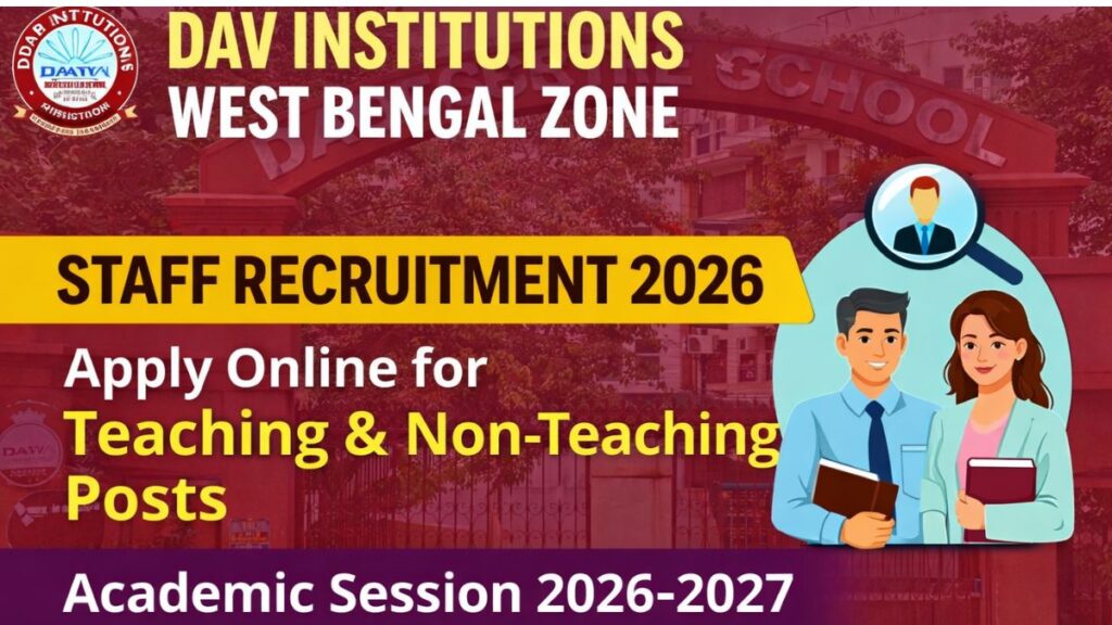 DAV Staff Recruitment 2026