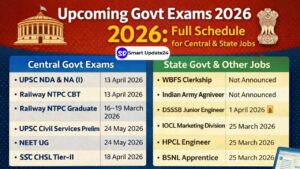 Upcoming Government Exams 2026