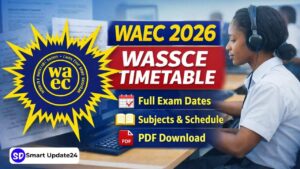 WAEC 2026 WASSCE Timetable Released – Full Schedule, Dates & Details WAEC 2026 WASSCE Timetable