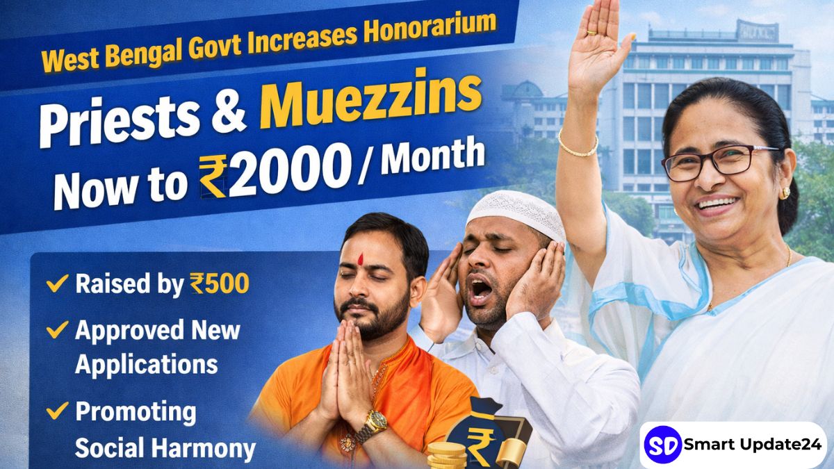 WB Government Increases Honorarium for Priests and Muezzins to ₹2000 per Month WB Government Increases Honorarium for Priests and Muezzins to ₹2000 per Month