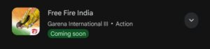 Free Fire India coming soon