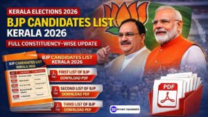 BJP Candidates List Kerala 2026 Full Constituency-Wise Update, (FirstSecondThird List of BJP –Download PDF